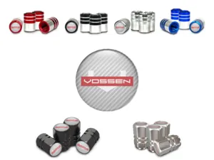 Vossen Reifenventil Abdeckungfür PKWs Gewölbtes Design